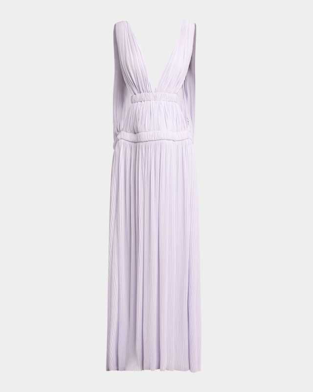 Serra Plunging Cutout Matte Jersey Gown
